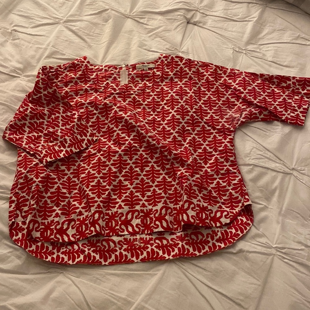 Madewell summer cropped top, size M